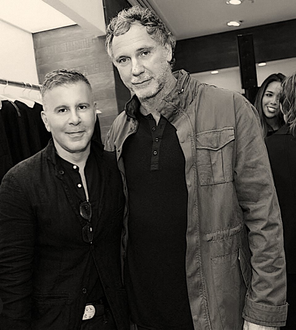 Chris Kypriotis with Oskar Metsavaht